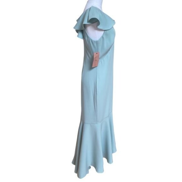 Sachin & Babi BHLDN Babi Noir Mason Ruffle Gown Size 6 NWT - Picture 5 of 11